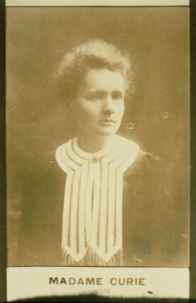 Portret van Marie Curie door French School