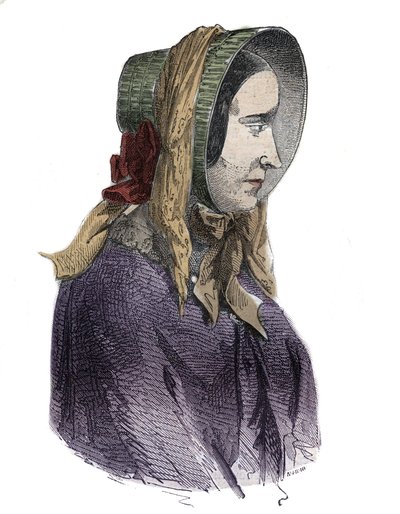 Portret van Marie Fortunee Capelle, Marie Lafarge (Madame) (1816-1852) Franse crimineel door French School