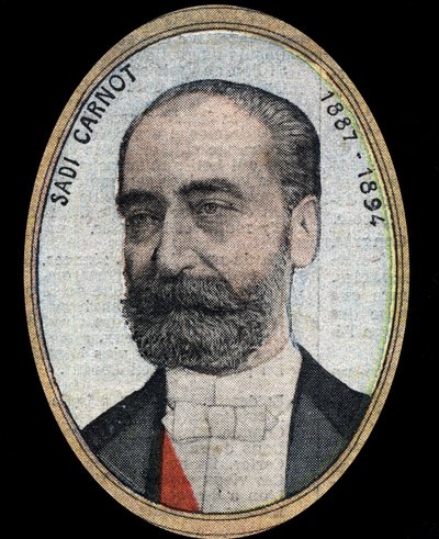Portret van Marie Francois Sadi Carnot (1837-1894), President van de Franse Republiek. door French School