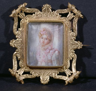 Portret van Marie Laczinska, gravin Walewska door French School