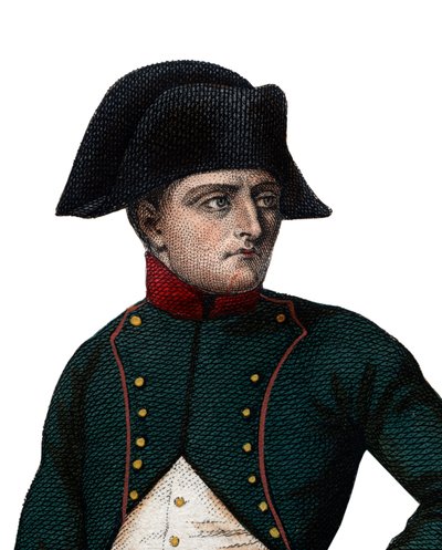 Portret van Napoleon Bonaparte (1768-1821) als Eerste Consul door French School