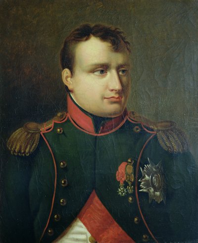 Portret van Napoleon I (1769-1821) door French School