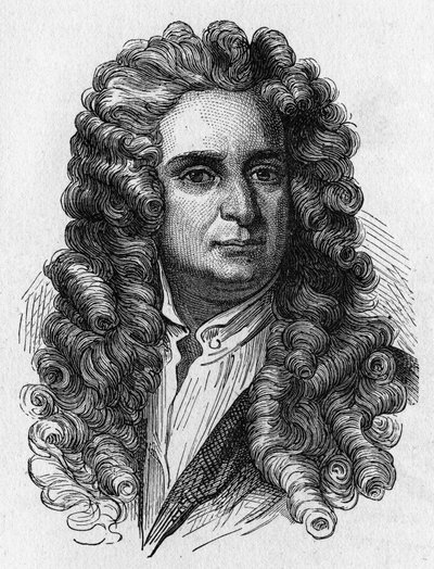 Portret van Newton - in 