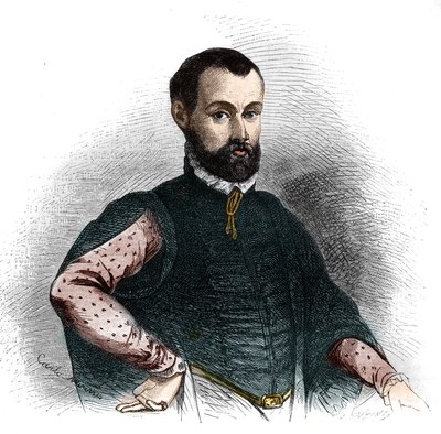 Portret van Niccolo di Bernardo dei Machiavelli (Niccolò Machiavelli) door French School