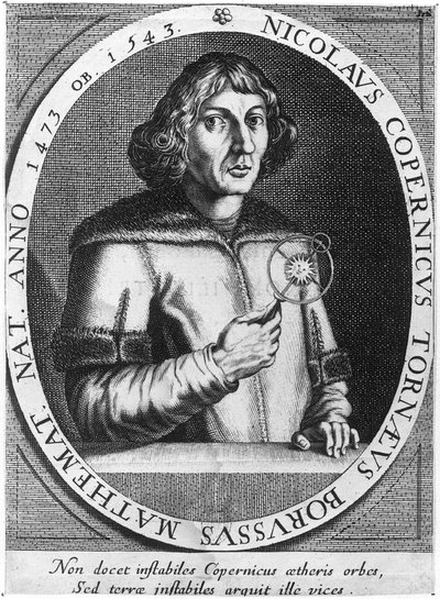 Portret van Nicolaus Copernicus (1473-1543) door French School
