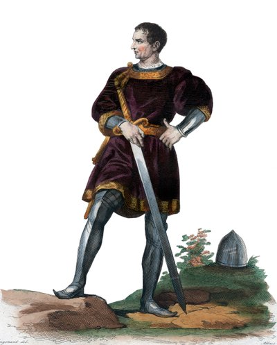 Portret van Olivier V de Clisson (1336-1407), Franse Constable door French School