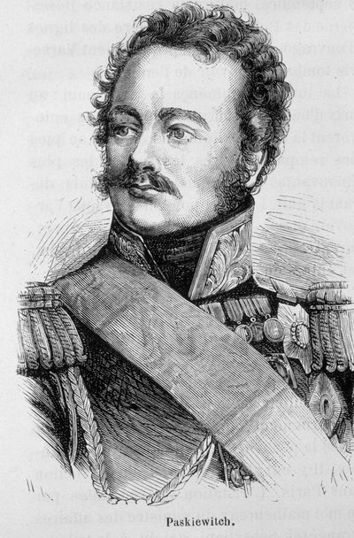 Portret van Paskiewitch (of Paskeevich), Russische maarschalk (1782 - 1856) - in "L