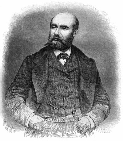 Portret van Paul Henry Corintin Feval (Paul Feval père) door French School