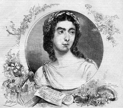 Portret van Pauline Viardot (1821-1910), Franse zangeres, in de opera 