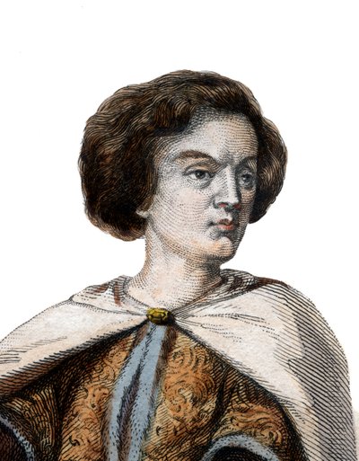 Portret van Peter Abelard door French School