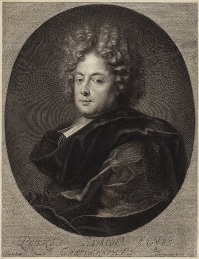 Portret van Petrus Simon door French School