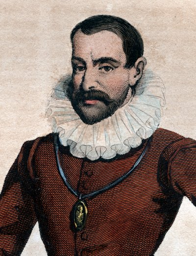 Portret van Philippe Duplessis Mornay (1549-1623), heer van Plessis Marly, Franse protestantse schrijver door French School