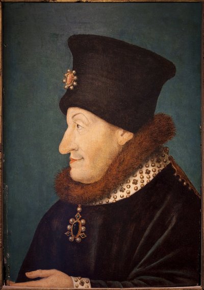 Portret van Philippe Le Hardi, Hertog van Bourgondië door French School
