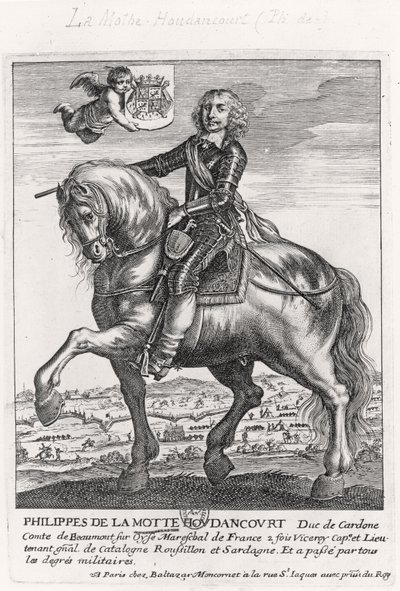 Portret van Philippe de La Mothe Houdancourt (1605-57) door French School