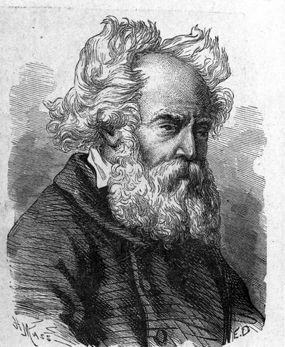 Portret van Pierre-Louis-Frederic (Pierre Louis Frederic) Sauvage (1785-1857), Franse uitvinder van de schroef - in 