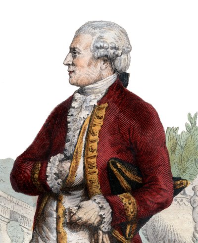 Portret van Pierre Augustin Caron de Beaumarchais door French School