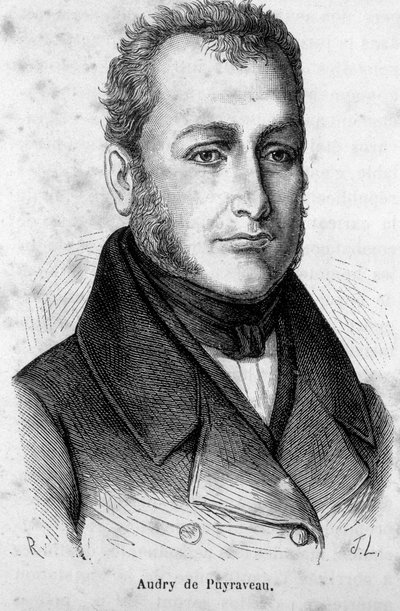 Portret van Pierre Francais Audry de Puyraveau (1783-1852), Frans afgevaardigde door French School