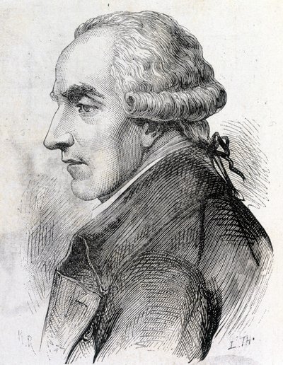 Portret van Pierre Simon de Laplace (1747 - 1827), Franse astronoom, wiskundige en natuurkundige - in 