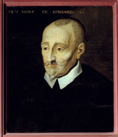 Portret van Pierre de Ronsard (1524-1585), Franse dichter door French School