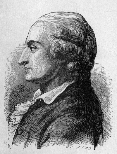 Portret van Pilâtre de Rozier (1756 - 1785), Franse natuurkundige en luchtvaartkundige (eerste reis in een heteluchtballon) - in 
