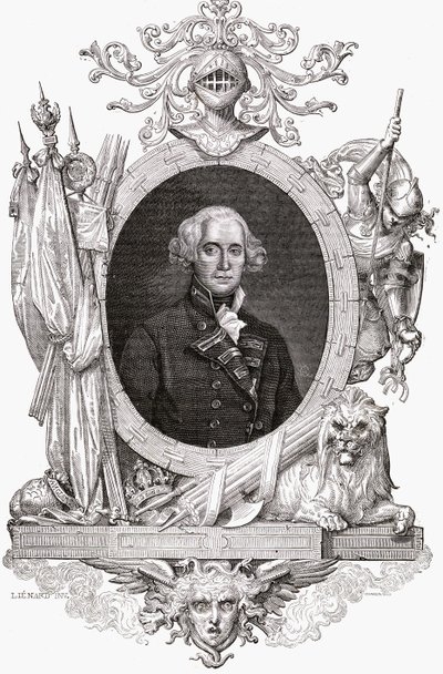 Portret van Richard, Graaf Howe (1726-99) Engelse marineofficier door French School