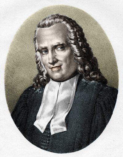 Portret van Robert Joseph Pothier (1699-1772), Franse rechtsgeleerde door French School