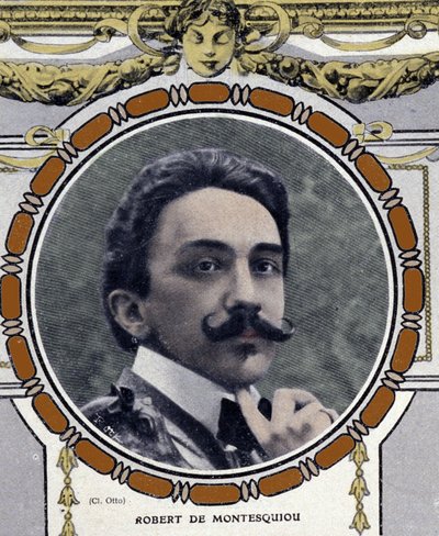 Portret van Robert de Montesquiou (1855-1921), Franse schrijver. door French School