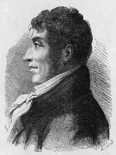 Portret van Robertson, luchtvaartkundige van Vlaamse afkomst - in 