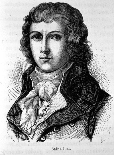 Portret van Saint-Just (1767 - 1794) - in 