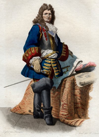 Portret van Sebastien le Prestre, Markies de Vauban (1633-1707), Maarschalk van Frankrijk door French School