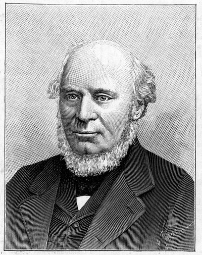 Portret van Sir John Fowler (1817-1898) Engelse ingenieur door French School