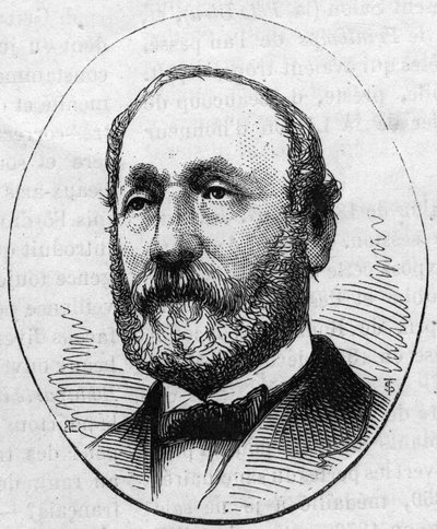 Portret van Theodore Ballu (1817-1885), Franse architect door French School