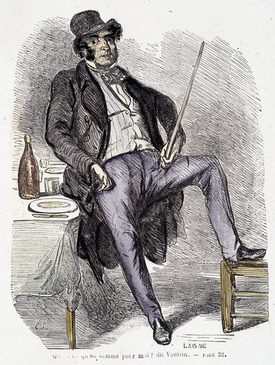 Portret van Vautrin (personage geïnspireerd door Vidocq) - in 