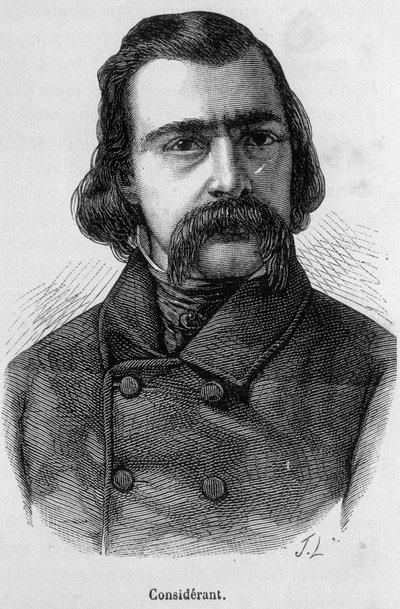 Portret van Victor Recital (1808 - 1893) Franse filosoof en econoom - in 