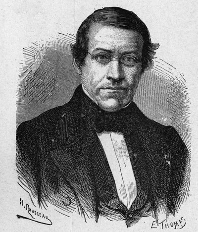 Portret van Wheatstone (1802 - 1875), uitvinder op het gebied van telegrafie - in 