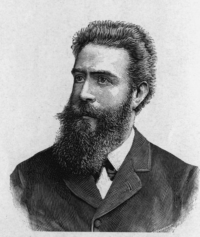 Portret van Wilhelm Conrad Röntgen (1845 - 1923) - in 