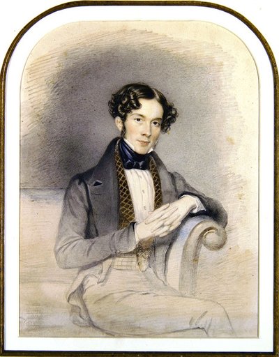 Portret van een jonge heer door French School