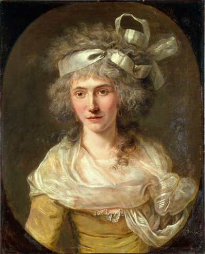 Portret van een vrouw, ca.1785 door French School