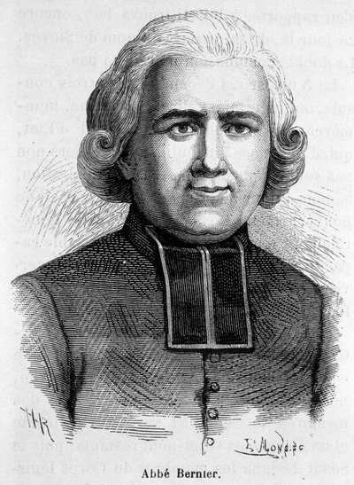 Portret van de Abbe Bernier, Franse prelaat (1762-1806) door French School