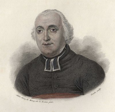 Portret van de Abbe Carron (1760-1820), biograaf, Franse moralistische schrijver. in 