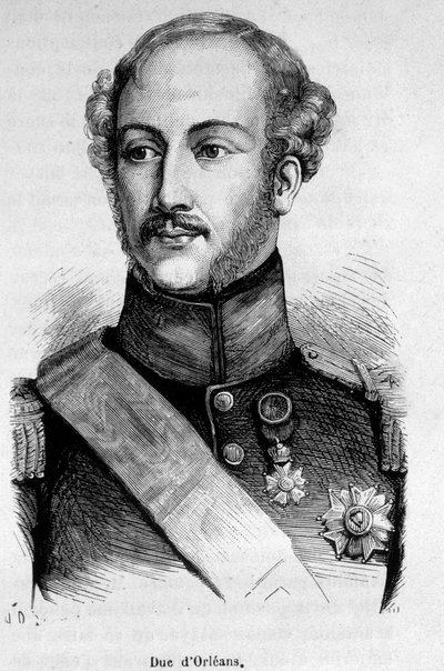 Portret van de Hertog van Orléans door French School
