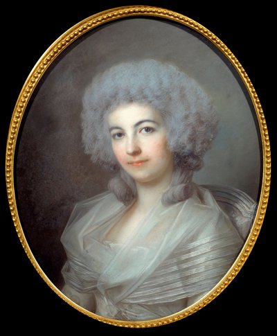 Portret van de vrouw van Pierre Choderlos de Laclos door French School