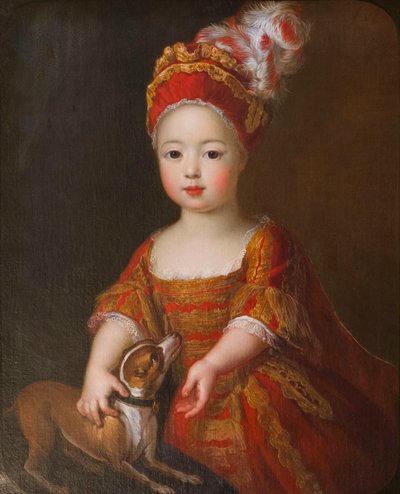 Portret van jonge prins van Lotharingen door French School