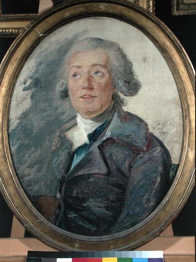 Portret vermoedelijk van Marie-Joseph Chenier (1764-1811) 1799 door French School