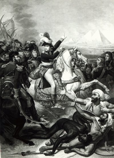 Afbeelding van Napoleon als de Overwinnende Held in Egypte door French School