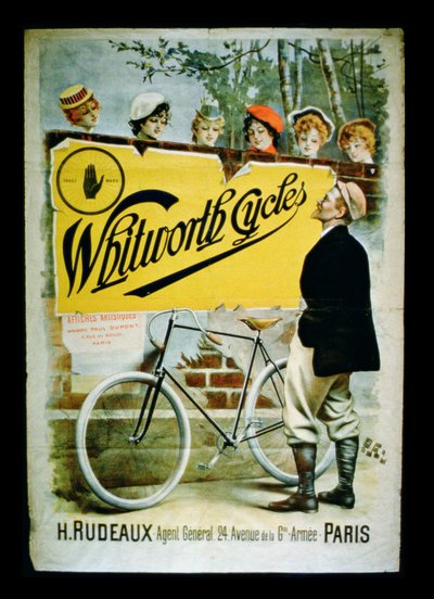 Poster voor Whitworth Fietsen, Parijs door French School
