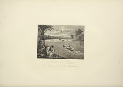 Brieven posten in de provincie Jaen de Bracamoros, illustratie uit 