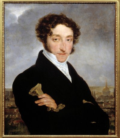 Vermoedelijk portret van de letterkundige Charles Nodier door French School