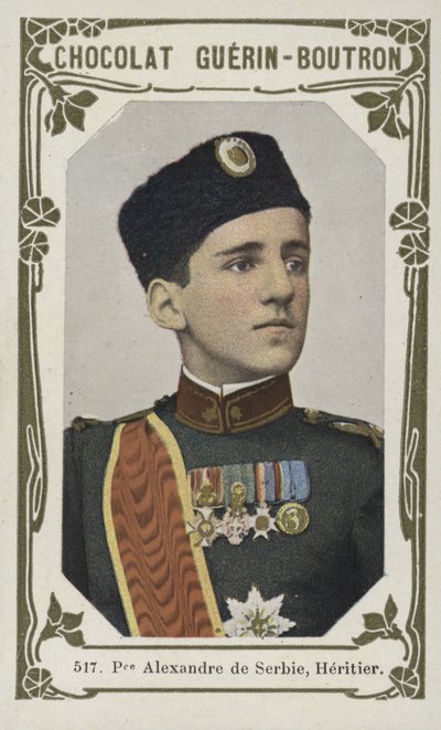 Prins Alexander van Servië, Erfgenaam door French School
