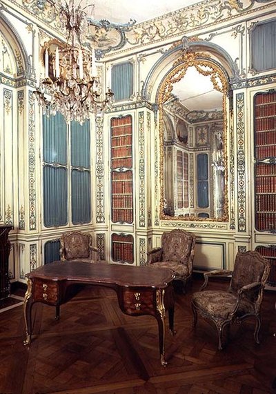Privéstudie van Dauphin Louis van Frankrijk, later een bibliotheek door French School